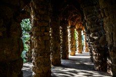 Marvel at Gaudi's honeycomb-inspired walkways